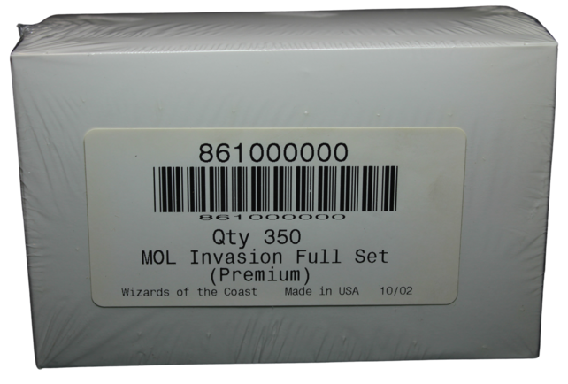 Invasion FOIL Complete Set ALL FOIL CARDS Factory Sealed MOL MTG Magic