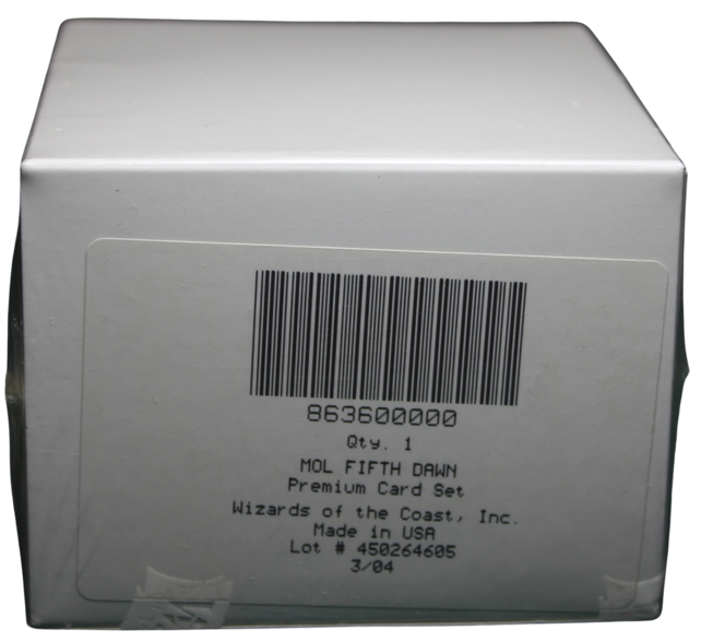 Fifth Dawn FOIL Complete Set ALL FOIL CARDS Factory Sealed MOL MTG Magic