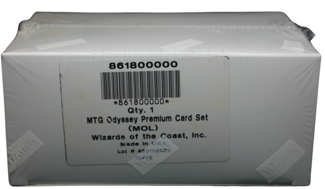 Odyssey FOIL Complete Set ALL FOIL CARDS Factory Sealed MOL MTG Magic