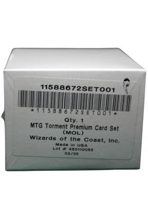 Torment FOIL Complete Set ALL FOIL CARDS Factory Sealed MOL MTG Magic