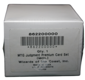Judgment  FOIL Complete Set ALL FOIL CARDS Factory Sealed MOL MTG Magic