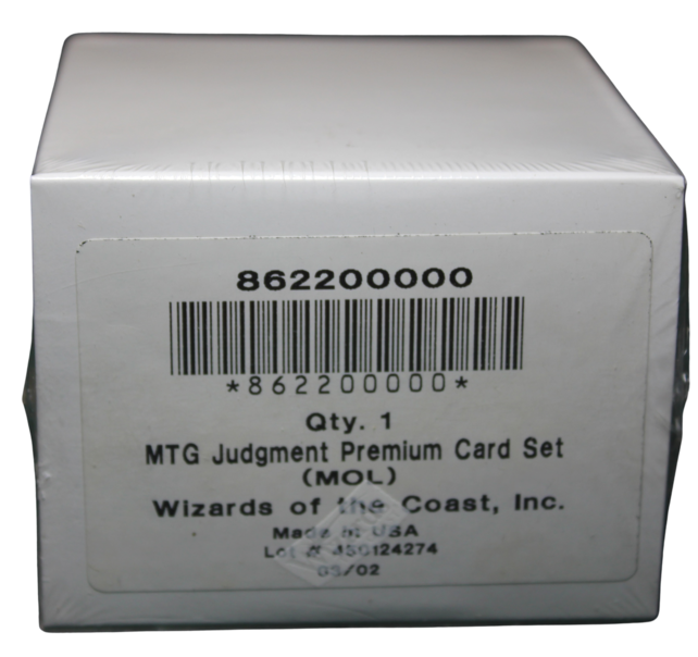 Judgment  FOIL Complete Set ALL FOIL CARDS Factory Sealed MOL MTG Magic
