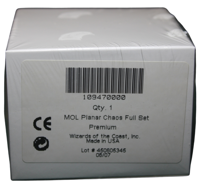 PLANAR CHAOS  FOIL Complete Set ALL FOIL CARDS Factory Sealed MOL MTG Magic