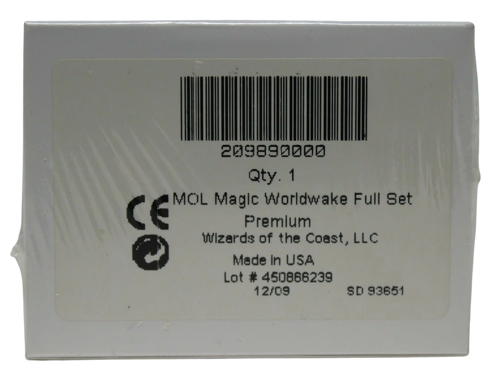 WORLDWAKE FOIL Complete Set ALL FOIL CARDS Factory Sealed MOL MTG Mag