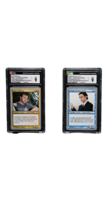EVAN GOLDBERG & JOSEPH GORDON-LEVITT MAGIC CARDS