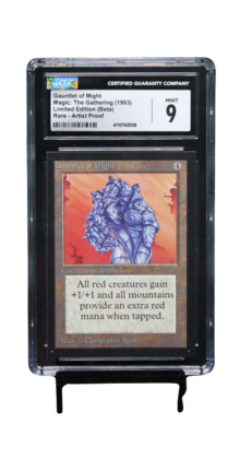 ARTIST PROOF GUANTLET OF MIGHT BETA CGC 9.0
