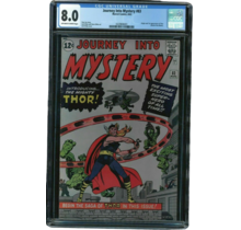 JOURNEY INTO MYSTERY #83  CGC 8.0 OW/W 1ST APP AND ORIGIN THOR CGC #0329806001