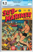 SUB-MARINER COMICS #5 CGC 9.2 OWW SINGLE HIGHEST GRADED ! CGC #1293263004