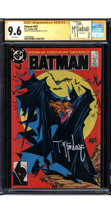 BATMAN #423 1st PRINTING CGC 9.6 SS TODD MCFARLANE WHITE CGC #4165800004