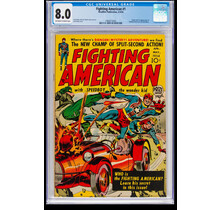 FIGHTING AMERICAN COMICS #1 CGC 8.0 OWW 1954, KIRBY COVER CGC #1968315003