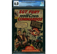 CGC SGT FURY AND HIS HOWLING COMMANDOS #1 6.0 OW