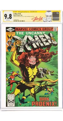 X-MEN #135 CGC 9.8 SS 2X's STAN LEE, CHRIS CLAREMONT CGC #1288076023