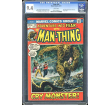 FEAR #10 CGC 9.4 WHITE PAGES MAN-THING BEGINS 1ST SOLO SERIES #0721125015