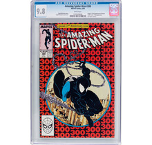 AMAZING SPIDER-MAN #300 CGC 9.8 WHITE ORIGIN , FIRST FULL APP VENOM #1335509006