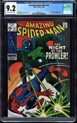 AMAZING SPIDER-MAN #78 CGC 9.2 OWW ORIGIN 1ST APP OF PROWLER CGC #2037500015