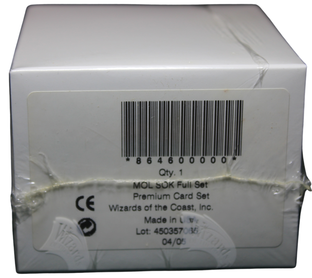 SAVIORS OF KAMIGAWA  FOIL Complete Set ALL FOIL CARDS Factory Sealed MOL MTG Magic