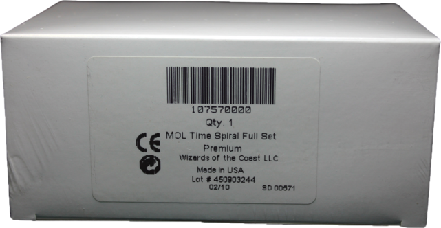 TIME SPIRAL PREMIUM MOL FACTORY SETFOIL Complete Set ALL FOIL CARDS Factory Sealed MOL MTG Magic