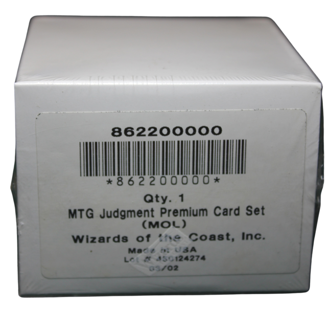Judgment  FOIL Complete Set ALL FOIL CARDS Factory Sealed MOL MTG Magic