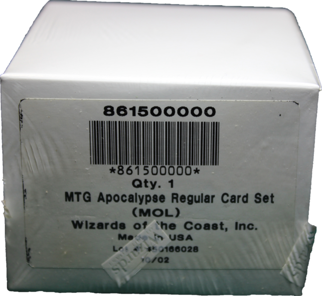 MTG APOCALYPSE REGULAR MOL FACTORY SET