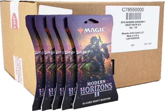MAGIC MODERN HORIZONS 2 MH2 DRAFT BOOSTER SLEEVED CASE (2021)