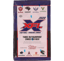 2020 TOPPS XFL HOBBY BOX