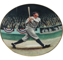 Babe Ruth: The Called Shot Decorative Plate Yankees in Original Box With COA