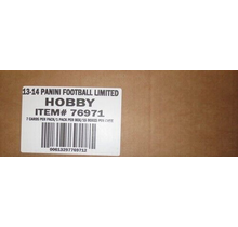 2013 PANINI LIMITED FOOTBALL 15 HOBBY BOX CASE
