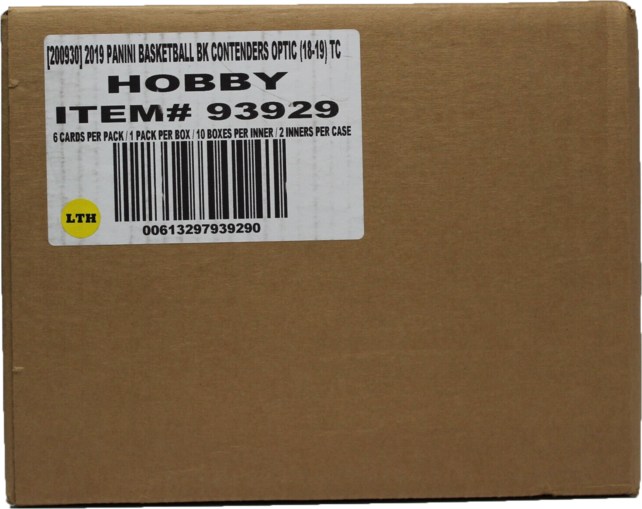 2018/19 PANINI CONTENDERS OPTIC BASKETBALL 20 BOX HOBBY MASTER CASE