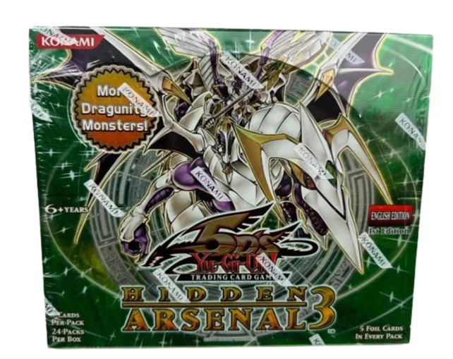 YUGIOH HIDDEN ARSENAL 3 BOOSTER BOX