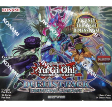 YUGIOH DUELIST PACK DIMENSIONAL GUARDIANS BOOSTER BOX