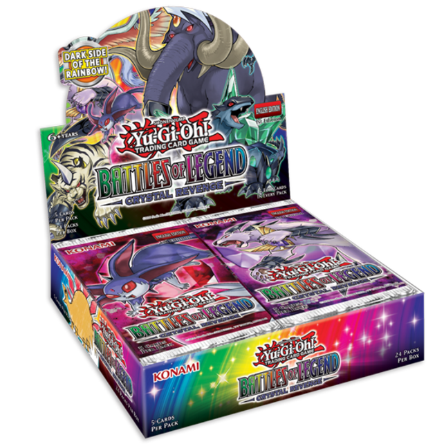 YUGIOH BATTLES OF LEGEND: CRYSTAL REVENGE BOOSTER BOX