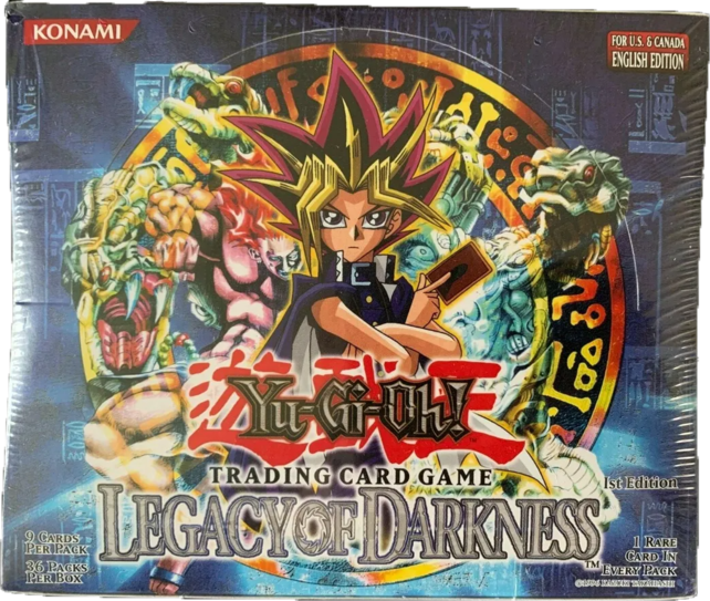 YUGIOH LEGACY OF DARKNESS 1ST BOOSTER BOX