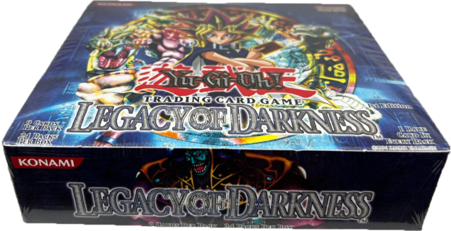 YUGIOH LEGACY OF DARKNESS 1ST BOOSTER BOX