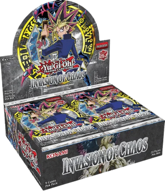 YUGIOH INVASION OF CHAOS 25TH ANNIVERSARY BOOSTER BOX