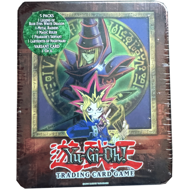 YUGIOH 2003 YUGI TIN DARK MAGICIAN TIN