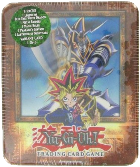 YUGIOH 2003 YUGI BUSTER BLADER TIN