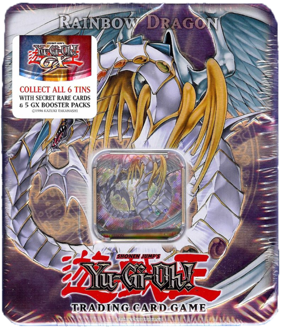 YUGIOH RAINBOW DRAGON TIN
