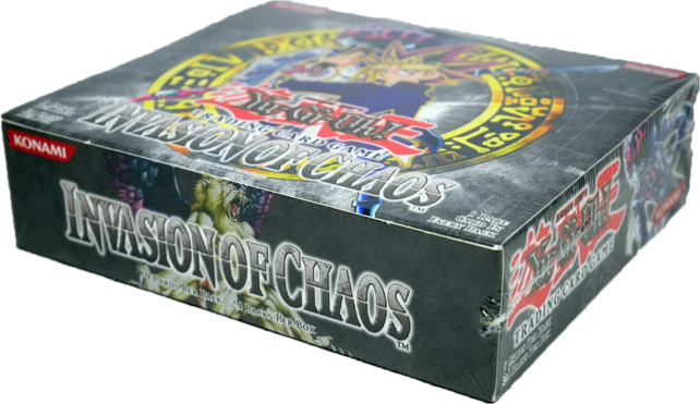 YUGIOH INVASION OF CHAOS UNLIMITED BOOSTER BOX