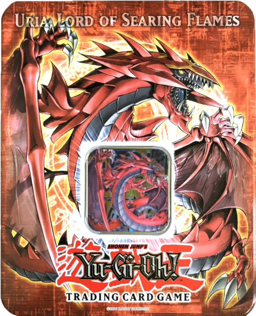 YUGIOH URIA LORD OF SEARING FLAMES TIN