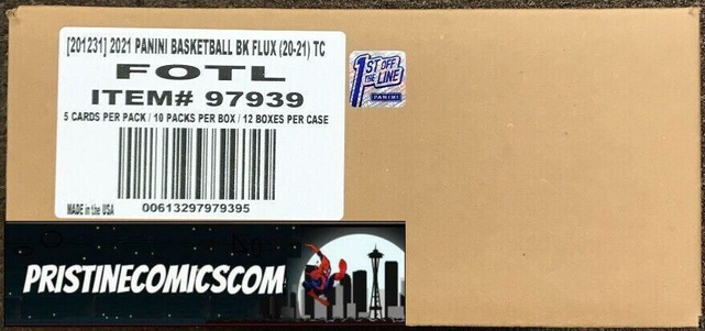 2020/21 PANINI FLUX BASKETBALL 12 FOTL BOX CASE FIRST OFF THE LINE