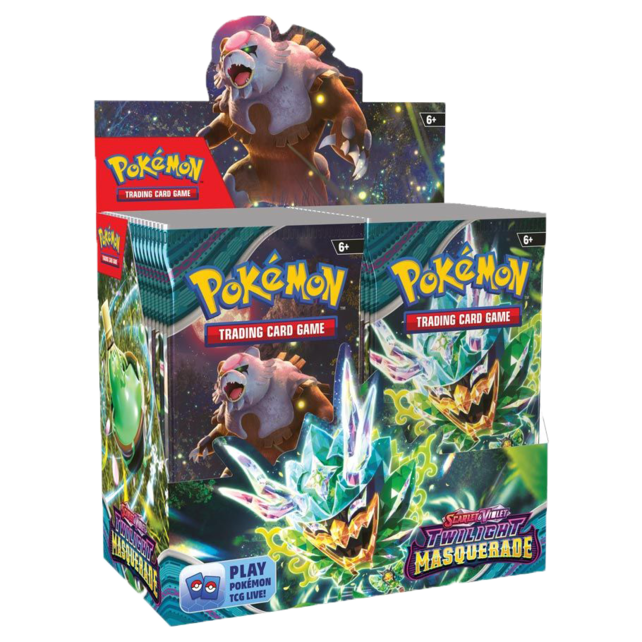 SCARLET AND VIOLET  TWILIGHT MASQUERADE BOOSTER BOX