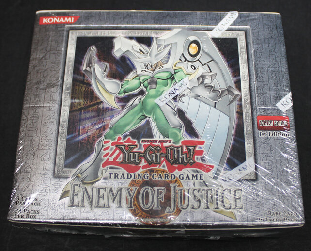 YUGIOH ENEMY OF JUSTICE 1ST BOOSTER BOX