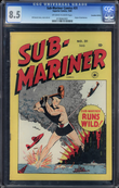 SUB-MARINER COMICS #31 CGC 8.5 OWW 1941 CGC #0138462001