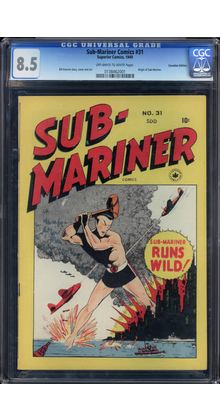 SUB-MARINER COMICS #31 CGC 8.5