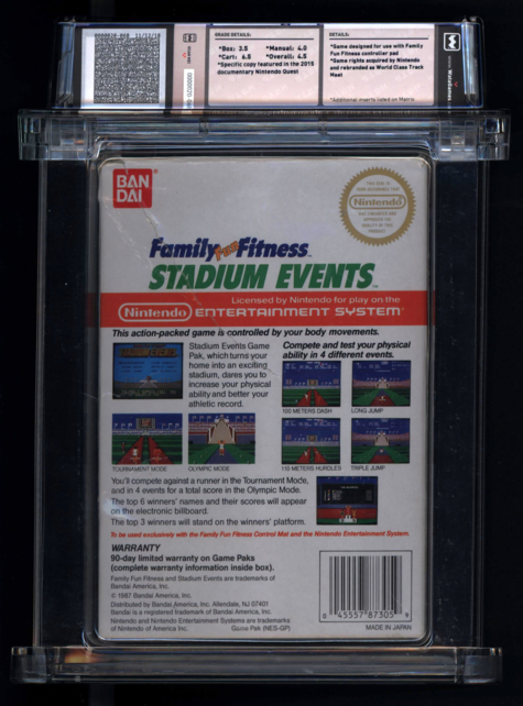 NINTENDO STADIUM EVENTS: FAMILY FUN FITNESS WATA 4.5