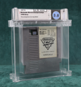 NINTENDO WORLD CHAMPIONSHIPS 1990 GREY COMPETITION CARTRIDGE #240 WATA 3.0