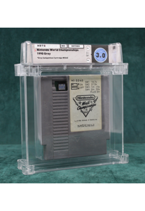 1990 NINTENDO WORLD CHAMPIONSHIPS GREY CART