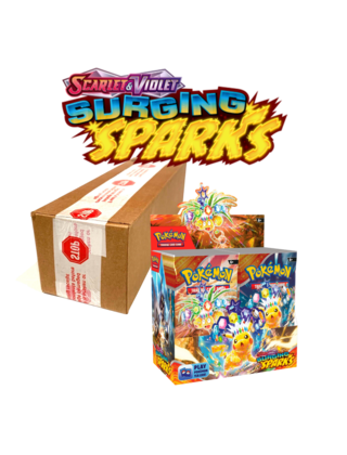 POKEMON SV08 SURGING SPARKS BOOSTER BOX CASE