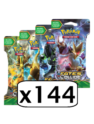 XY09 POKEMON FATES COLLIDE SLEEVED BOOSTER CASE
