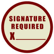 Signature Required